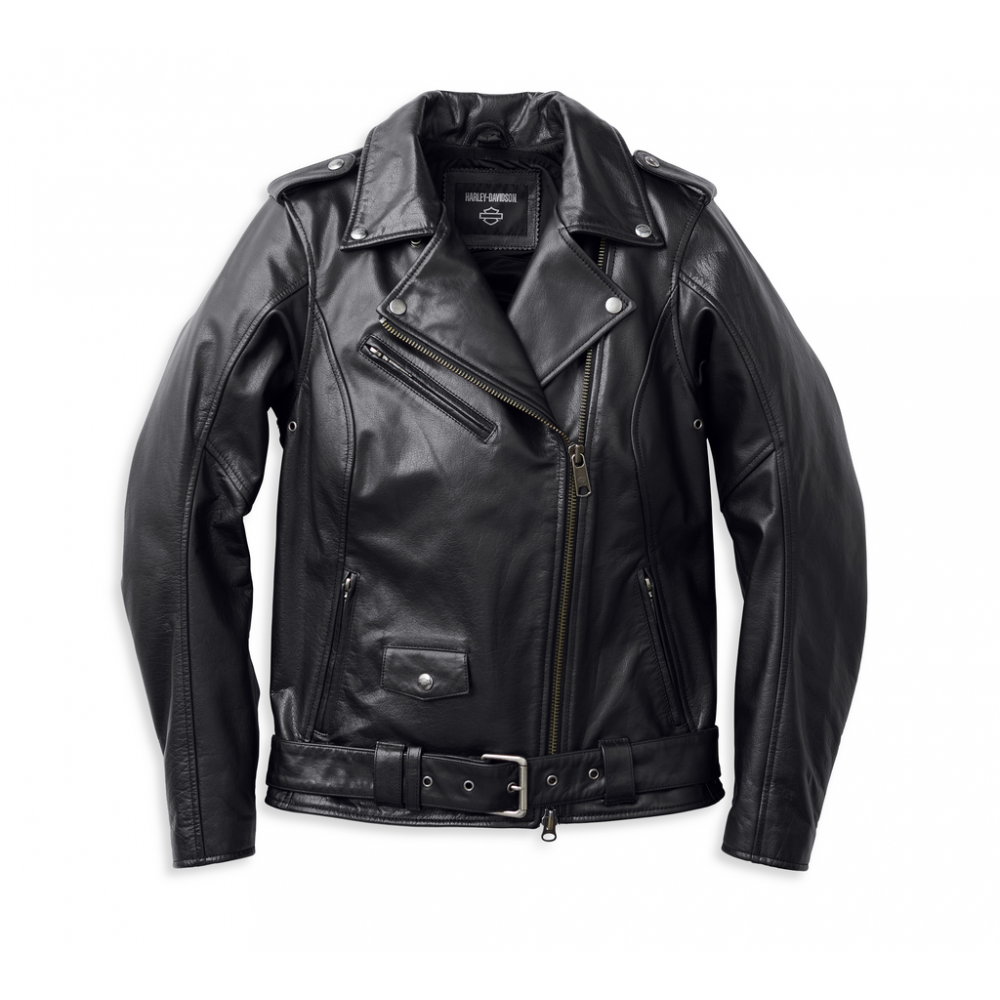 ★HARLEY-DAVIDSON★ 本革シングルライ ダース インナー脱着可　M ▷ Куртка Harley Davidson Black L 97193-10VM-L купить в Киеве